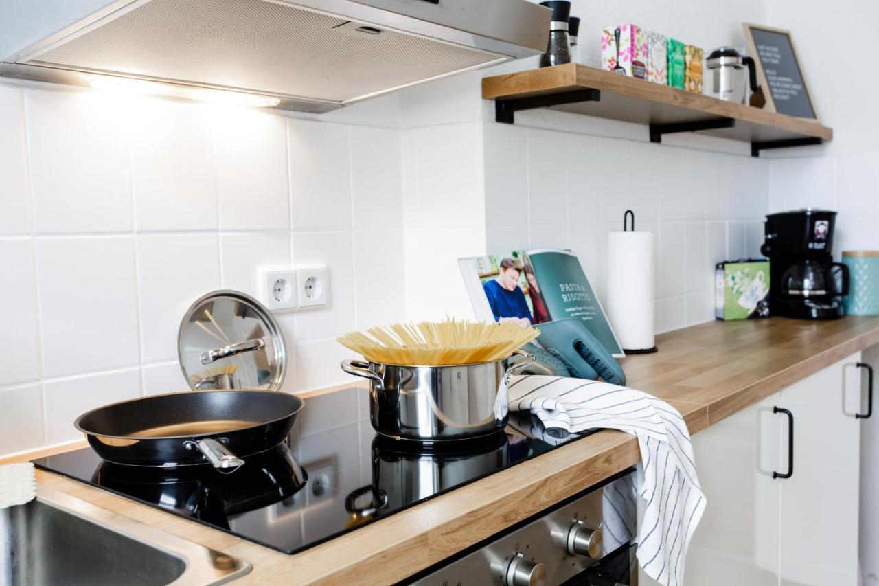 Modernes Apartment Lieblingsfleck I 2 Schlafzimmer I 4 Betten I Zentrumsnah Eberswalde Buitenkant foto