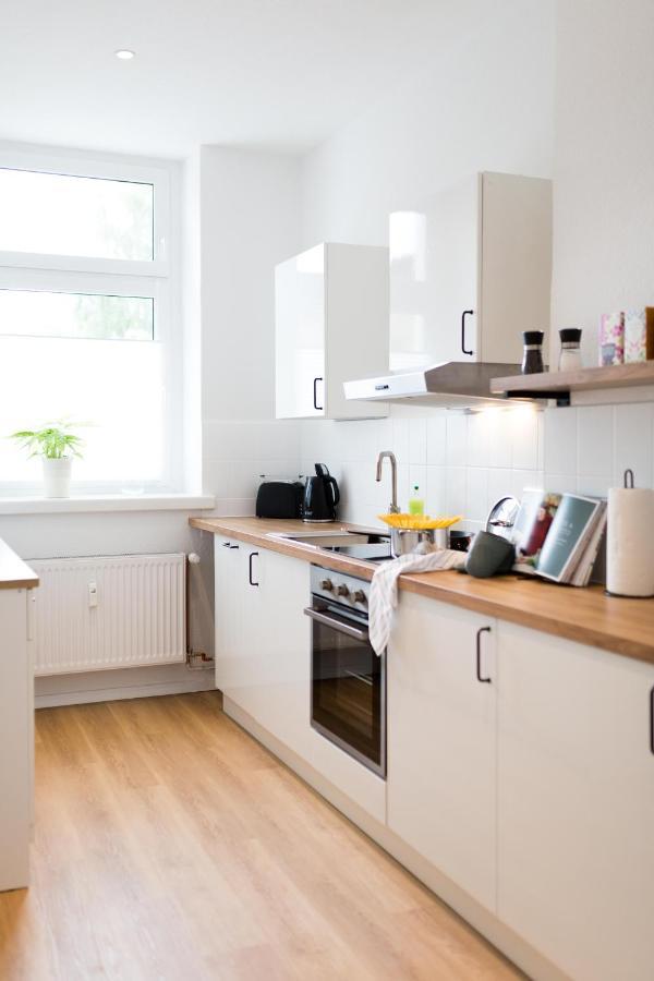 Modernes Apartment Lieblingsfleck I 2 Schlafzimmer I 4 Betten I Zentrumsnah Eberswalde Buitenkant foto